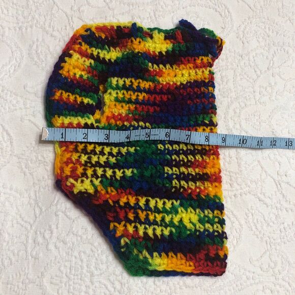 Dog Costume for Pets Dog Sweater Multi Rainbow Colors - Picture 6 of 6